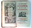 BIBLE IN GREEK.  He Kaine Diatheke. Novum Testamentum.  1745